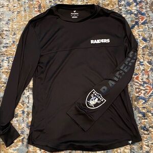 Fanatics Men's Las Vegas Raiders Blackout Long Sleeve